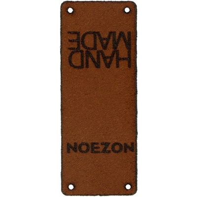 Kožený štítok Hand Made NOEZON hnedý