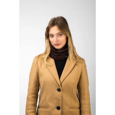 VFstyle pletený nákrčník Elegant hnědý