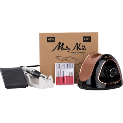 Molly Nails 68W M15 čierna so silným perom