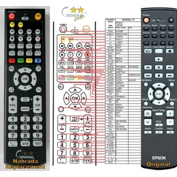 General EPSON 1466987 - съвместимо дистанционно управление на марката General (1466987)