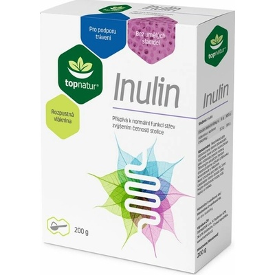 Topnatur Inulin prášok rozpustná vláknina 200 g