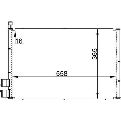 Kondenzátor, klimatizace MAHLE AC 298 000S (AC298000S)