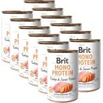 Brit Консерва Brit Mono Protein Пуйка и Сладък картоф, 12 x 400 г