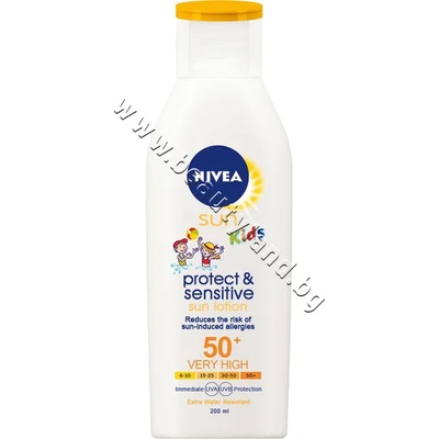 Nivea Лосион Nivea Sun Kids Protect & Sensitive SPF 50+, p/n NI-85856 - Детски слънцезащитен лосион (NI-85856)