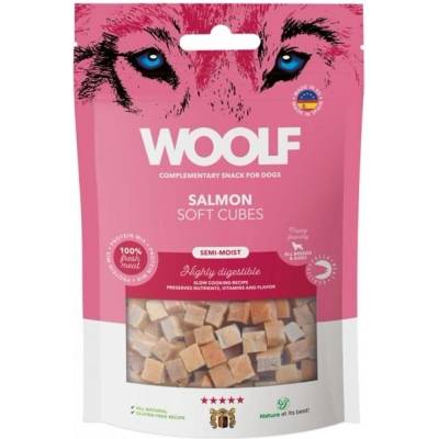 WOOLF lahôdka Soft Cubes Salmon 100 g