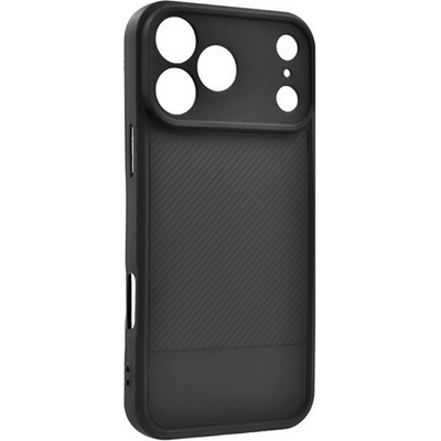 Gigapack iPhone 17 Pro GIGAPACK Силиконов протектор за телефон, удароустойчив, карбонов модел, ЧЕРЕН GP-178689 (GP-178689)