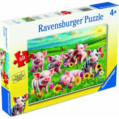 RAVENSBURGER Rozkošná selátka 60 dílků
