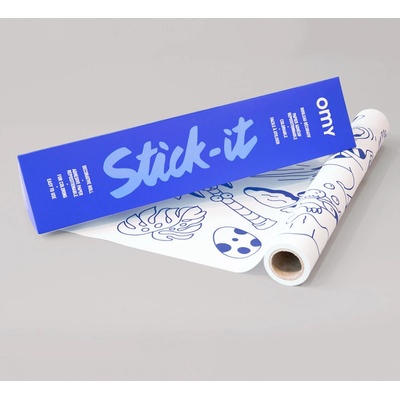 OMY Vyfarbovacia tapeta Stick it Dinos
