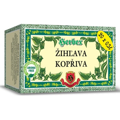 Herbex kopřiva dvoudomá bylinný čaj 20 x 3 g