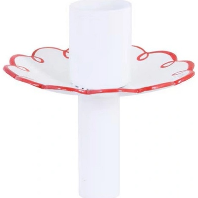 Kovový svícen na láhev Saga White Red Strömshaga