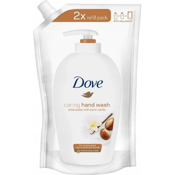 Dove Purely pampering tekuté mydlo s bambuckým máslem a vůní vanilky náhradní náplň 500 ml
