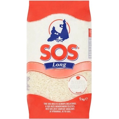 SOS Long Ryža dlhozrnná lúpaná 1 kg