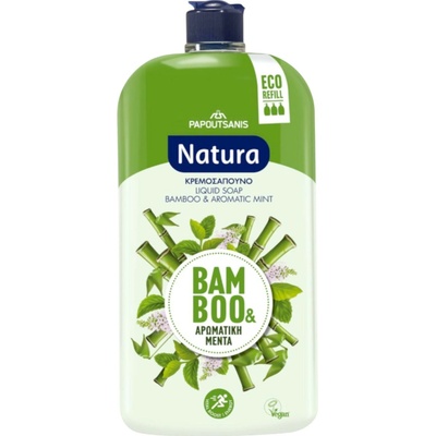 Natura tekuté mýdlo Bambus a aromatická máta 900 ml
