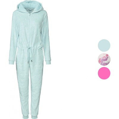 Esmara dámský plyšový overal modrý – Zboží Dáma