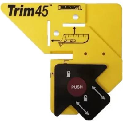 MILESCRAFT Шаблон за маркиране Milescraft Trim45 8401 / 3-12 мм / за 45° коси срезове (8401)
