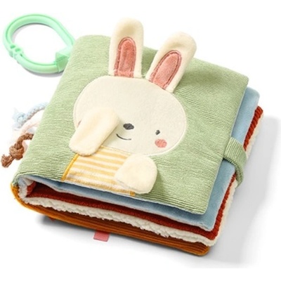 BabyOno senzorická knížka Králíček nature 14 x 14 cm