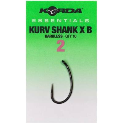 Korda Háčky Essentials Kurv X Barbless 10ks Vel. 2