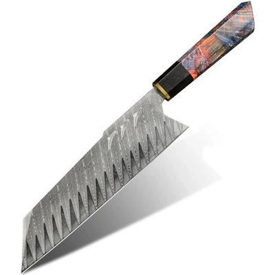 KnifeBoss kuchársky damaškový nôž Chef Kiritsuke 8" Chameleon 200 mm