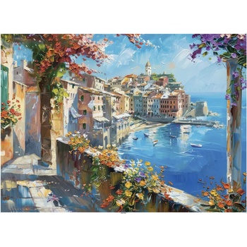 Dino - Puzzle Mediterranean town - 1 000 piese