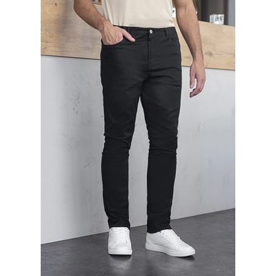 Karlowsky Pánské kalhoty s 5 kapsami Classic-Stretch antracit