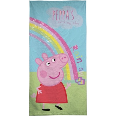 DETEXPOL Osuška Peppa Pig Duha 70 x 140 cm