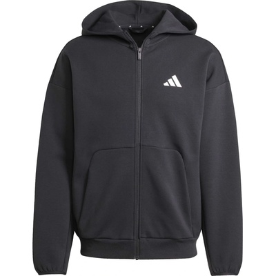 adidas Future Icons 3-stripes Full Zip Hoodie čierna