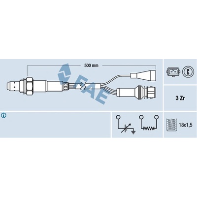 Lambda sonda FAE 77105