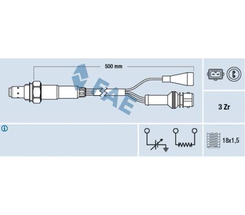 Lambda sonda FAE 77105