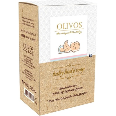 OLIVOS Přírodní dětské mýdlo BABY BODY 100 g