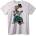 NOONEBRAND Тениска алиен BMX ездач - 2XL, White