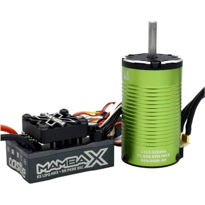 Castle motor 1412 3200 ot/V senzored 5 mm reg. Mamba X SCT
