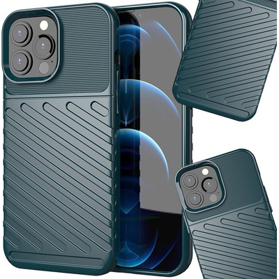 PROTEMIO 36297 THUNDER Ochranný kryt Apple iPhone 13 Pro Max zelený