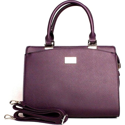 Flora & Co elegantní kabelka do ruky F6346 tmavěfialová