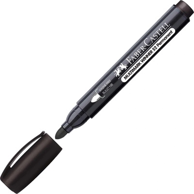 Faber-Castell Маркер перманентен Faber Castell Winner 52, объл, черен
