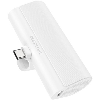 BOROFONE BJ35 Power Bank 5000mAh USB-C бял (6941991103070)