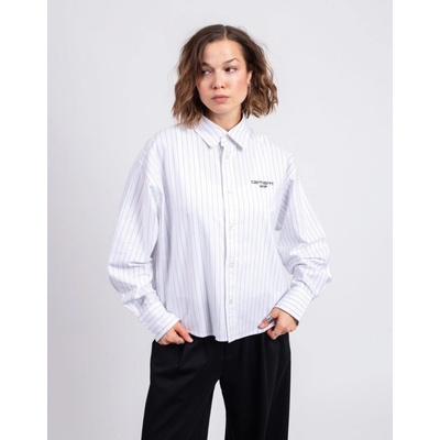 Carhartt WIP W' L/S Cassel Shirt Cassel Stripe White/Black
