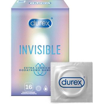Image 1 of Durex Invisible Extra Lubricated 16 pack