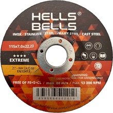 Hell Bells Brusný kotouč 115 x 7,0 x 22,2 mm HBX11570