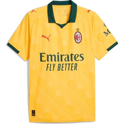 PUMA Футболна фланелка Puma AC Milan Third Shirt 2025 2026 Adults - Yellow/Green