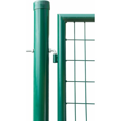 Brána Strend Pro METALTEC DUO, 3580/1750/100x50 mm, zelená, dvojkrídlová, záhradná, ZN+PVC, RAL6005