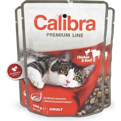Calibra Cat Adult Chicken & Beef 100 g