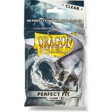 Dragon Shield Standard Perfect Fit Sleeves Clear/Clear 100 Sleeves