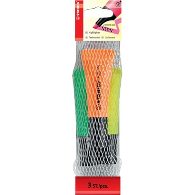Stabilo Neon 3 ks