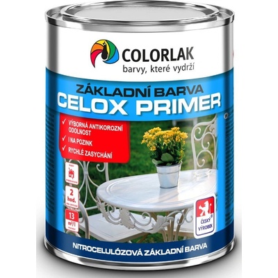 Colorlak CELOX PRIMER nitrocelulózová základní barva červenohnědá 9l červenohnědá