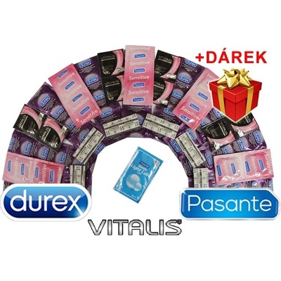 Durex Letní Feel Intimate balíček 52 ks