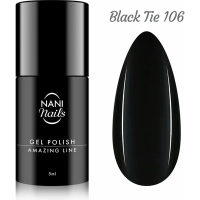 NANI gel lak Amazing LineBlack Tie 5 ml – Zboží Mobilmania