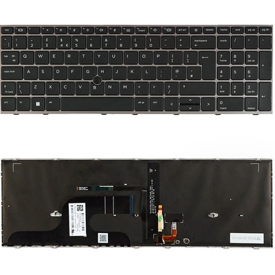 Klávesnica HP ZBook Fury 15 - G7 G8