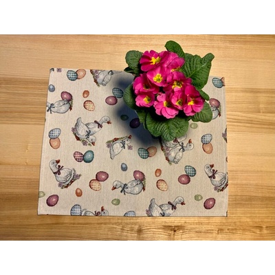 Bytema prestieranie Veľká noc-Husičky biele 45x35cm