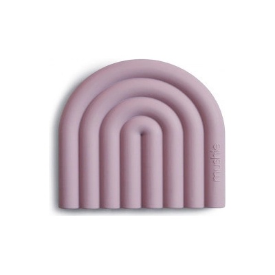 Mushie silikónové Rainbow Mauve