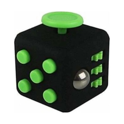 Mizoo Fidget Cube antistresová kostka černozelený – Zboží Dáma